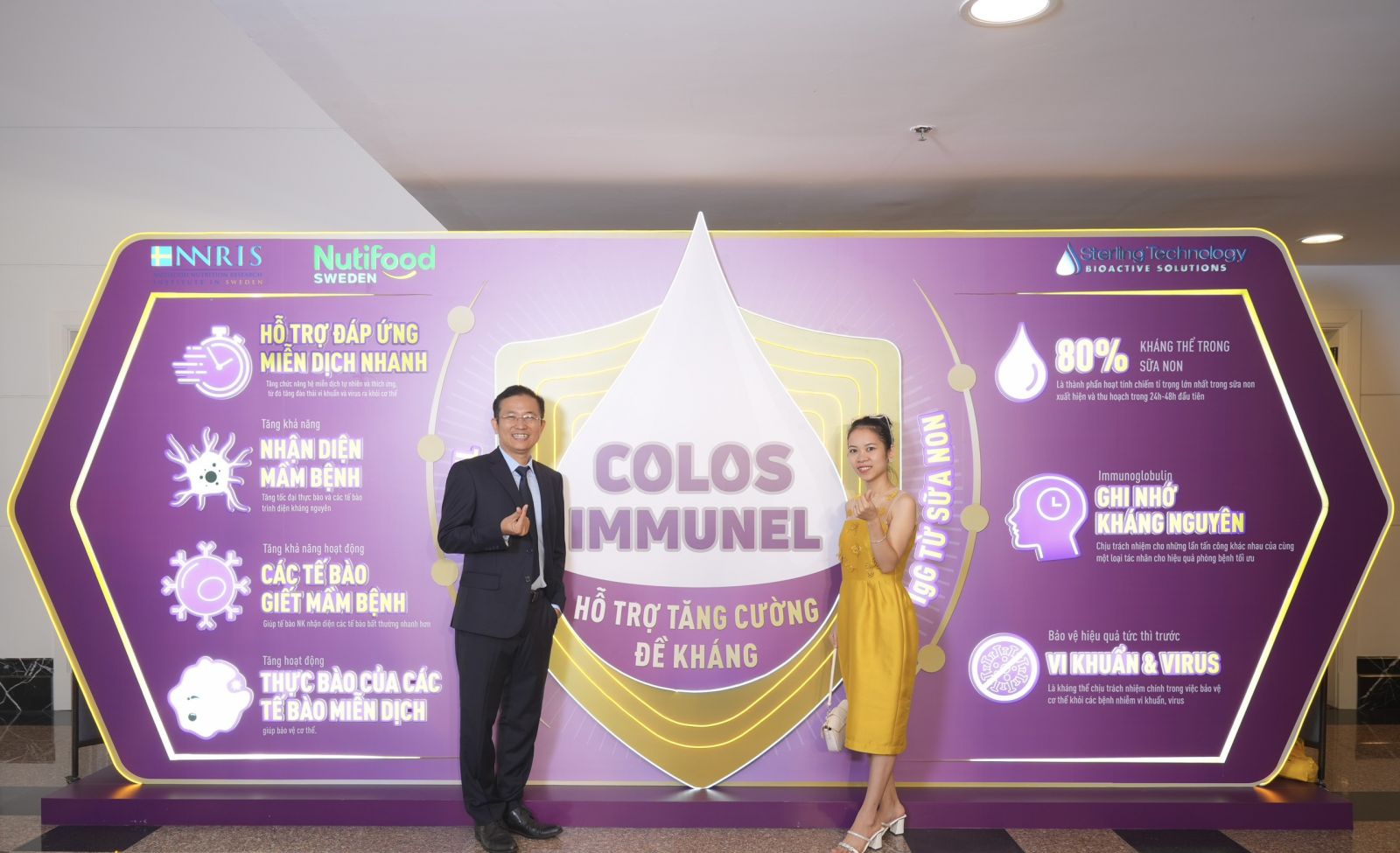 Nutifood Thụy Điển công bố ra mắt sản phẩm mới Värna Colostrum